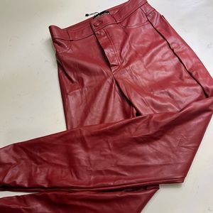 BRAND NEW ZARA LEATHER PANTS!